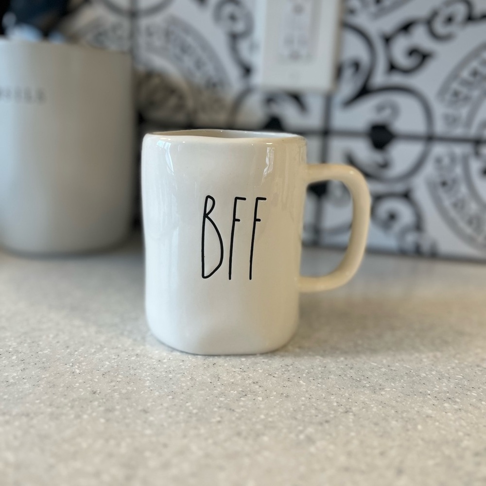 Rae Dunn - BFF White Mug